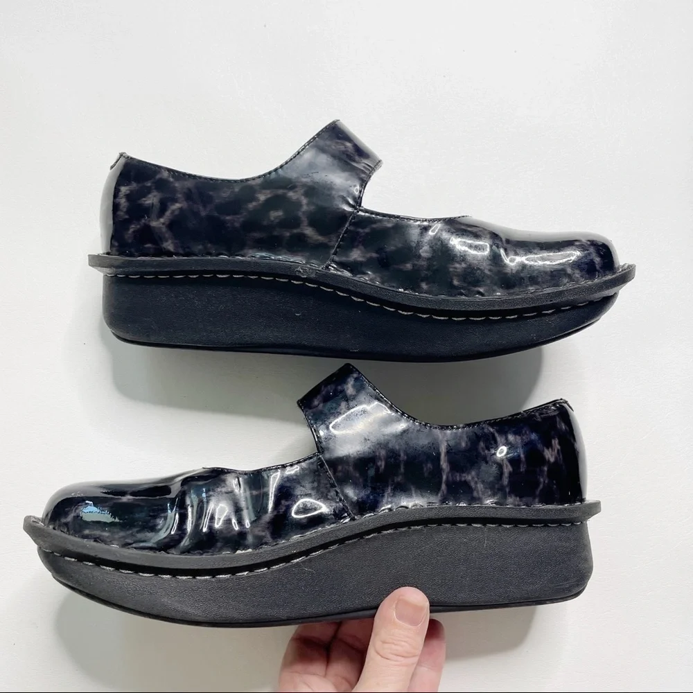 Alegria Paloma Mary Jane Leopard Comfort Shoe 37